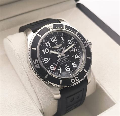 breitling super ocean rubber caoutchouc a17392|Superocean Automatic 44 .